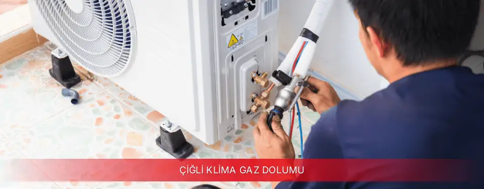 Çiğli İlçemi Awox Klima Gaz Dolumu